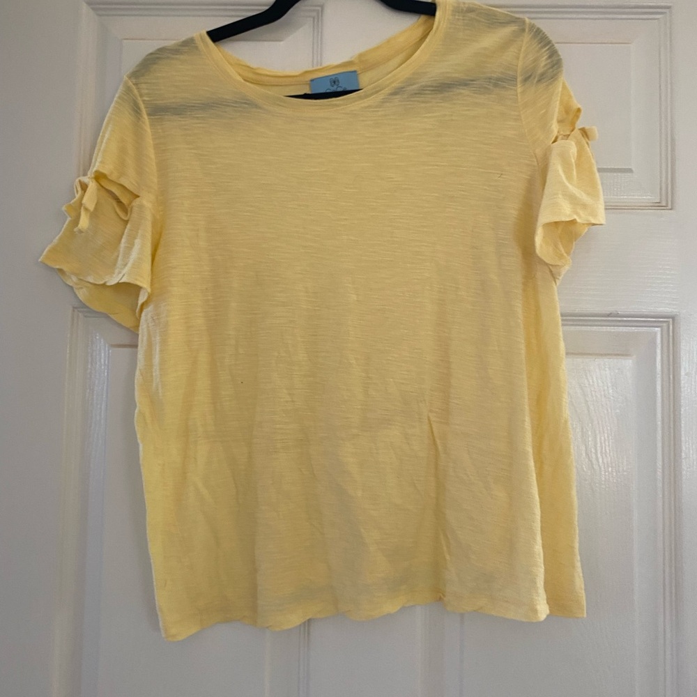 CeCe Sunny Ruffle Sleeve Tee